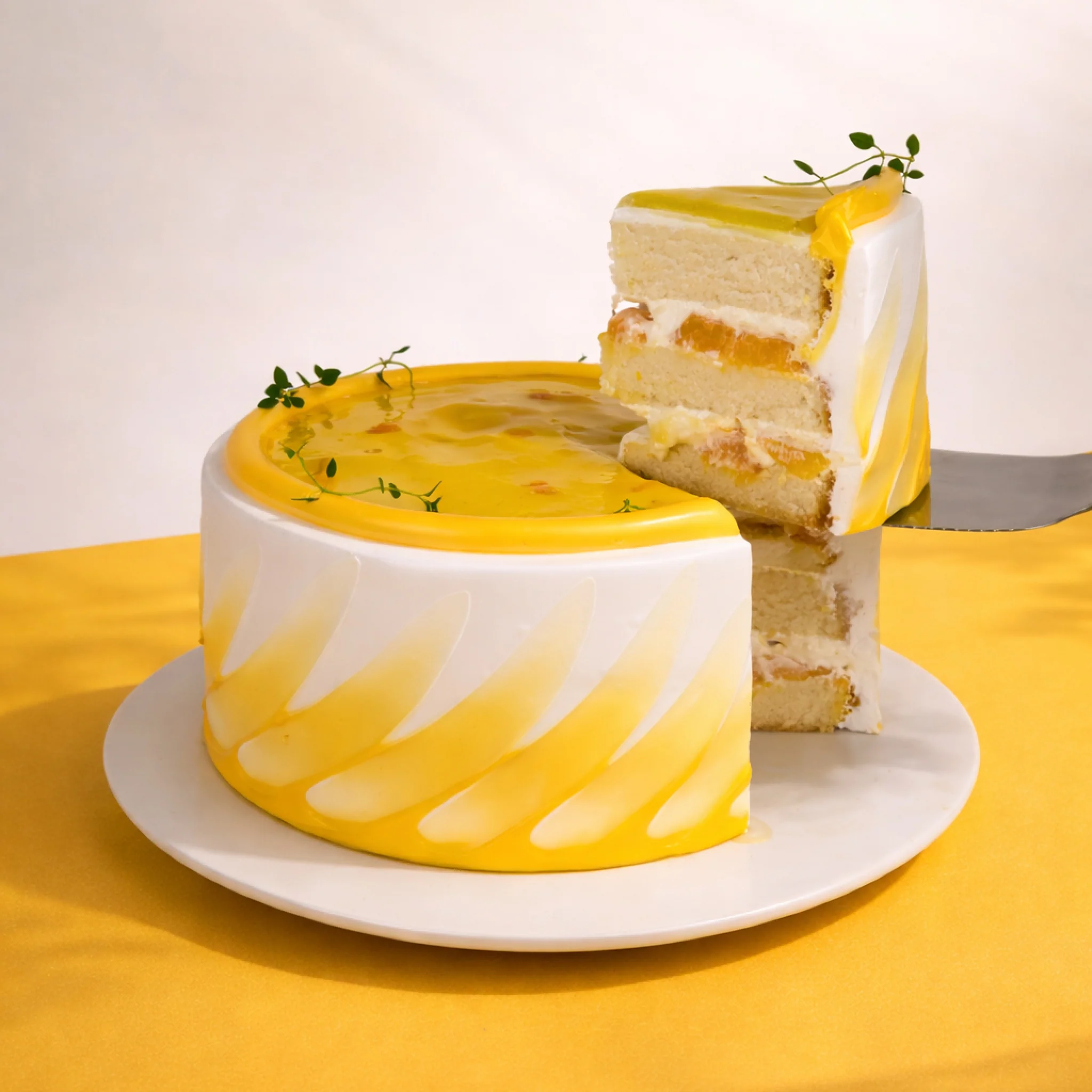 Eggless Tropical Mango Bliss - Image 3